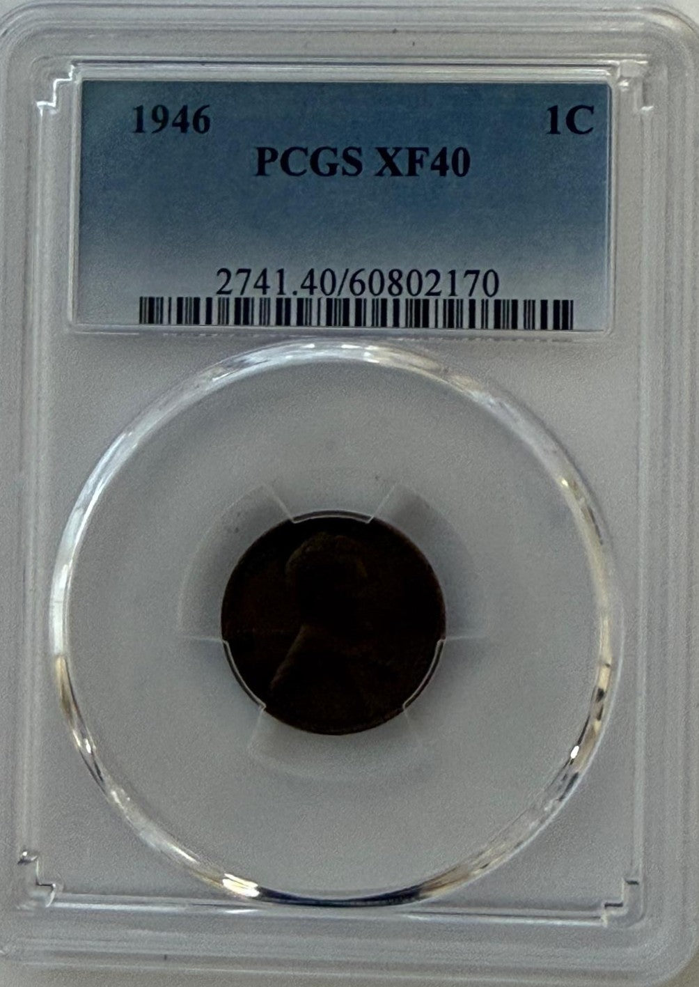 1946 Lincoln Wheat Cent PCGS XF40 – Post-War Copper Classic