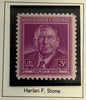 1948 U.S. Harlan Fiske Stone Commemorative Stamp – Chief Justice Tribute | Rare Vintage United States Postage Heritage Pastime