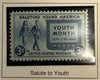 1948 U.S. “Youth Month” Commemorative Stamp – Vintage United States Postage | Rare Collectible Stamp Heritage Pastime