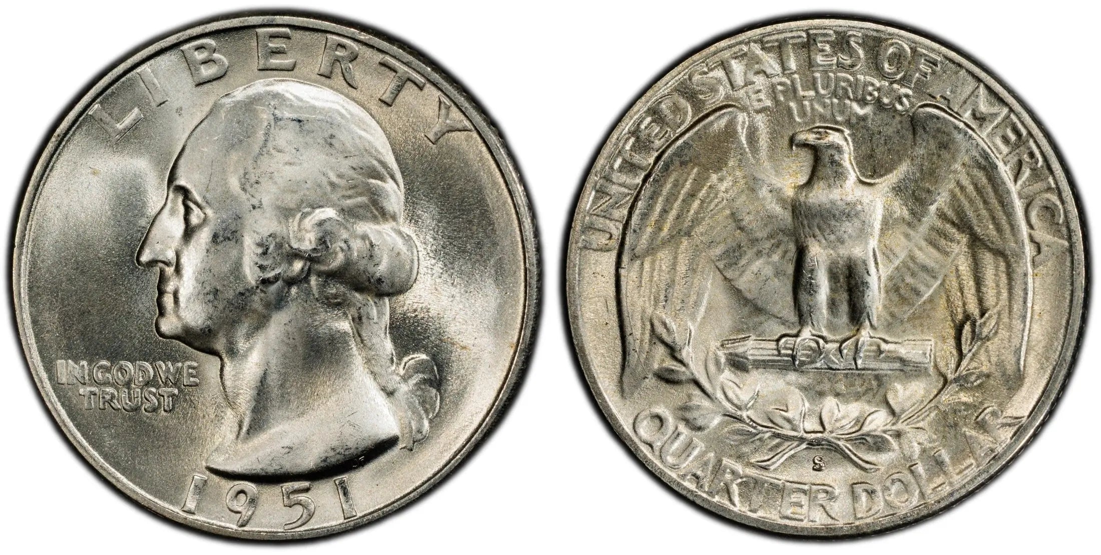 1951-S Washington Quarter – PCGS MS65 | Gem Uncirculated 90% Silver Heritage Pastime