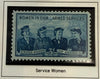 1952 U.S. 3¢ Women in the Armed Services Stamp – Historic Military Tribute Commemorative Heritage Pastime