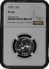 1952 Washington Quarter obverse George Washington profile NGC PF66 graded