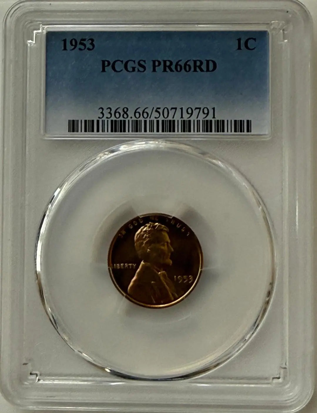 1953 Lincoln Wheat Cent PCGS MS66RD – Gem+ Red Uncirculated Coin Heritage Pastime