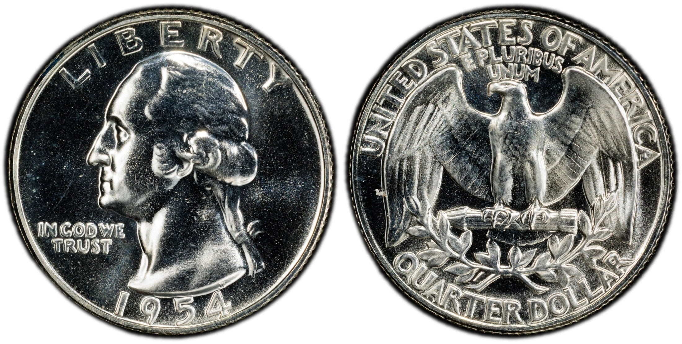 1954 Washington Quarter 25¢ – PCGS PR67 Proof Silver Coin | Superb Gem 90% Silver Issue Heritage Pastime