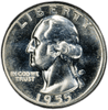 1955 Washington Quarter 25¢ – PCGS PR66 Proof Silver Coin | High-Grade 90% Silver Issue Heritage Pastime