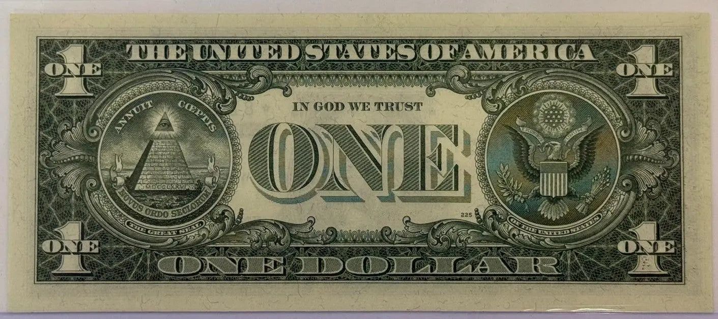 1957 $1 Silver Certificate STAR Note – Blue Seal – “In God We Trust” – Replacement Note Heritage Pastime