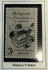 1957 U.S. 3¢ “Freedom of Worship” Stamp – Religious Freedom Commemorative Collectible Heritage Pastime