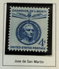 1959 U.S. 4¢ José de San Martín Stamp – Champion of Liberty Series Historic Commemorative Heritage Pastime