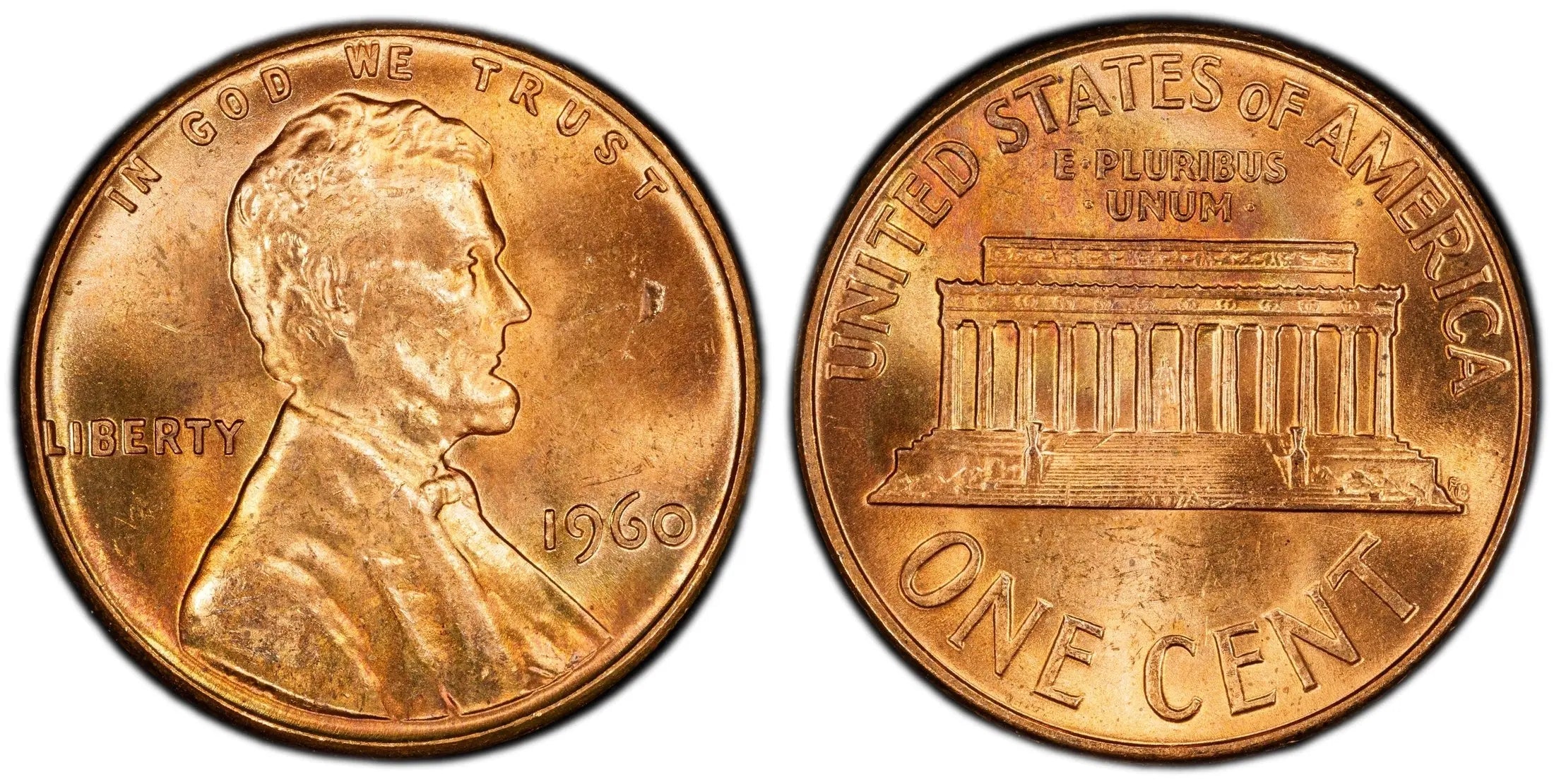 1960 Lincoln Cent Large Date 1C – PCGS MS64RD | Brilliant Red Gem Copper Coin Heritage Pastime