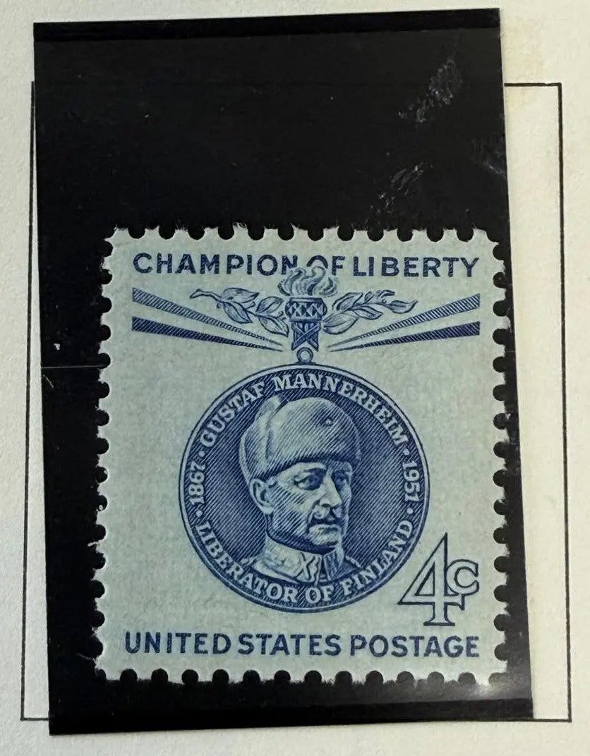 1960 U.S. 4¢ “Champions of Liberty” Stamp – Historic Freedom Leaders Commemorative Heritage Pastime