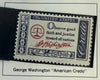 1960 U.S. 4¢ George Washington Stamp – American Credo Series Patriotic Commemorative Heritage Pastime