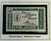 1960 U.S. 4¢ Patrick Henry “Give Me Liberty or Give Me Death” Stamp – American Credo Series Patriotic Commemorative Heritage Pastime