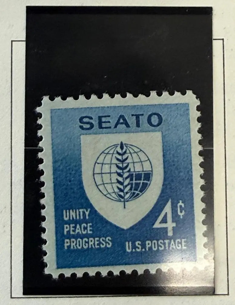 1960 U.S. 4¢ SEATO Stamp – Southeast Asia Treaty Organization Cold War Commemorative Heritage Pastime
