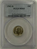 1962-D Roosevelt Dime PCGS MS65 – Gem Mint State Silver Coin Heritage Pastime