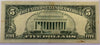 1963 $5 United States Note – Red Seal Legal Tender – Lincoln – Circulated Vintage Currency Heritage Pastime