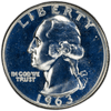 1963 Washington Quarter 25¢ – PCGS PR66 Proof Silver Coin | Gem 90% Silver Issue Heritage Pastime