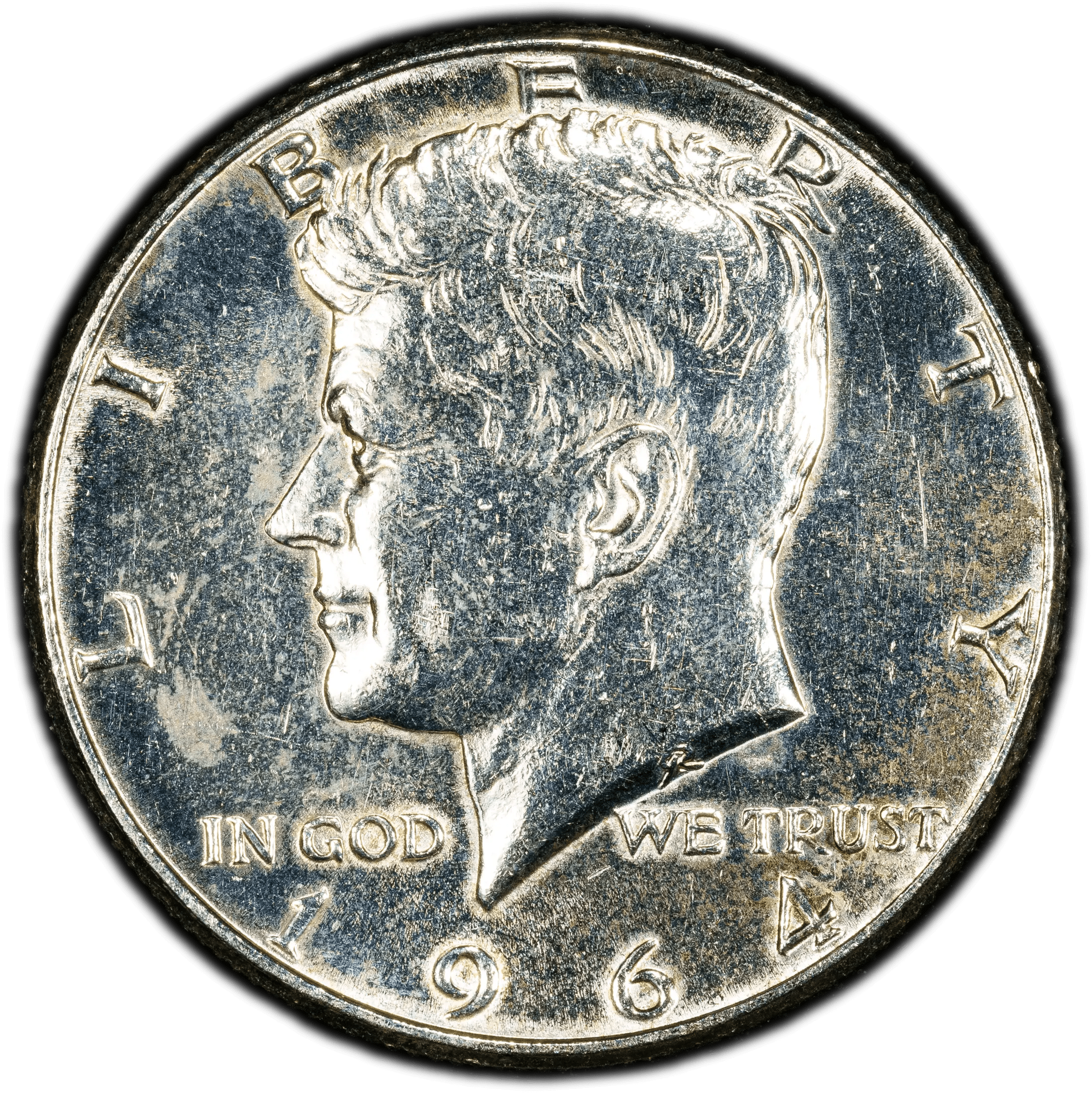1964 Kennedy Half Dollar 50C – PCGS Genuine AU Details (Cleaned) | 90% Silver First-Year Issue Heritage Pastime