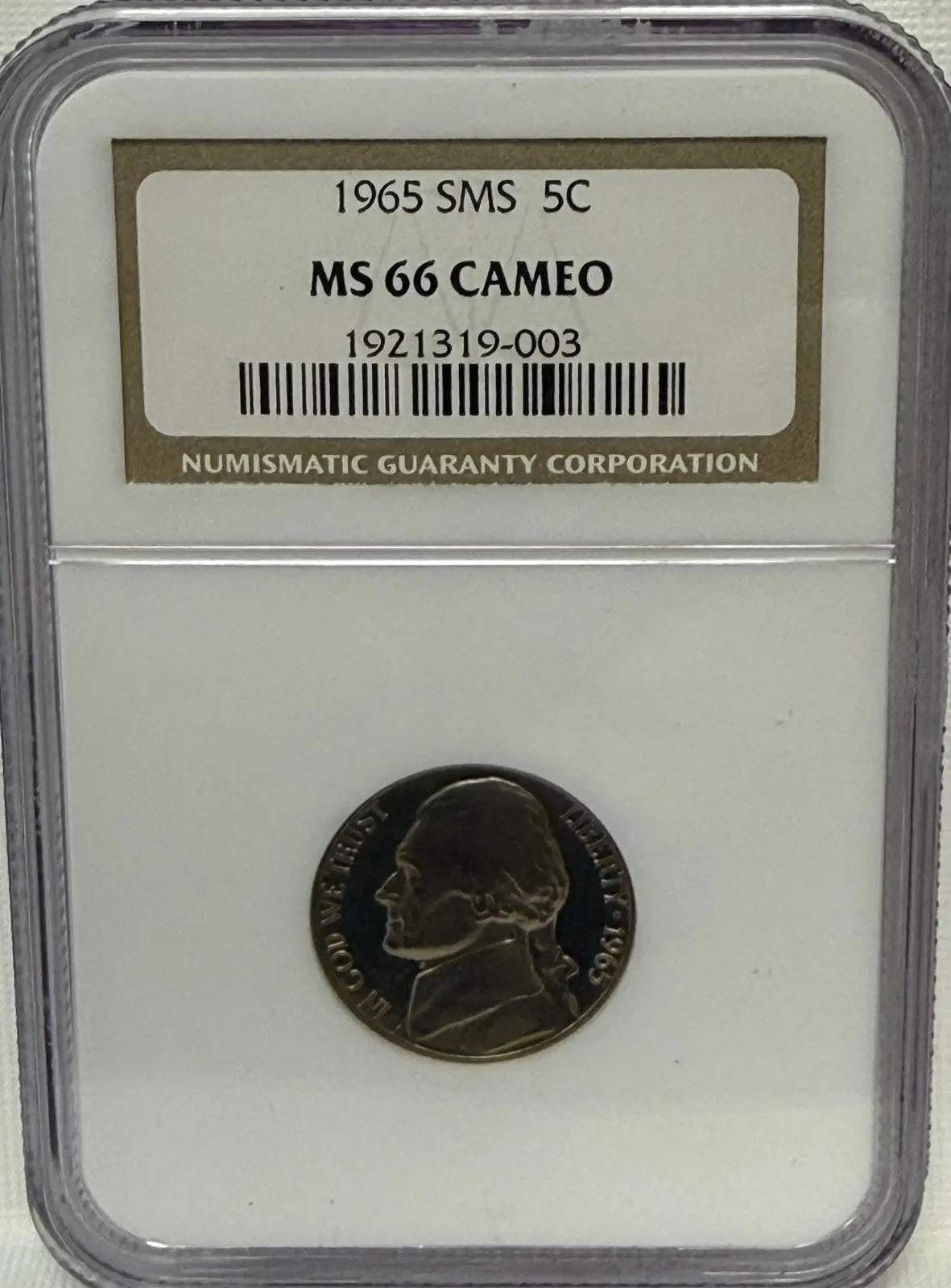 1965 Jefferson 5C SMS, MS66CAMEO – A Stunning Semi-Modern Gem Coin Hub