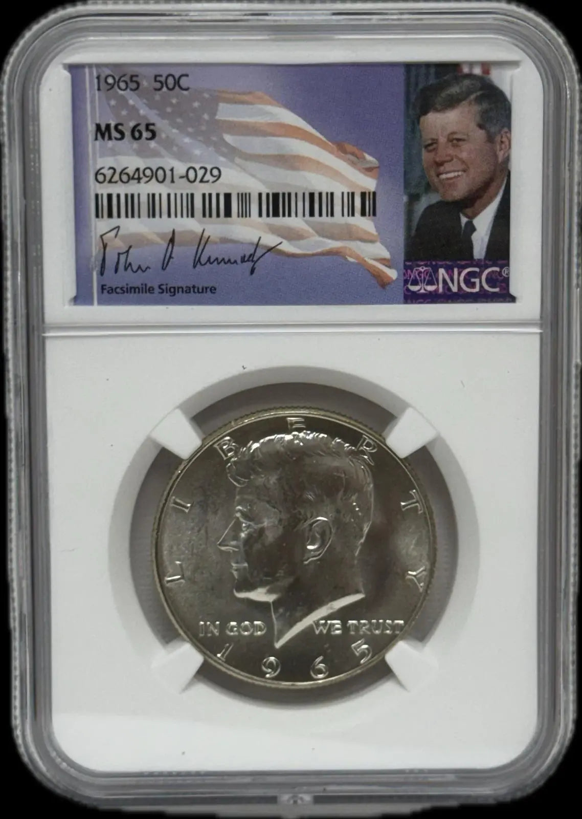 1965 Silver Half Dollar MS65 – Attractive, Well-Preserved Coin Heritage Pastime