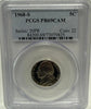 1968-S Jefferson Nickel 5¢ PCGS PR69 Cameo – San Francisco Mint Proof – Series 20PR Gem Heritage Pastime