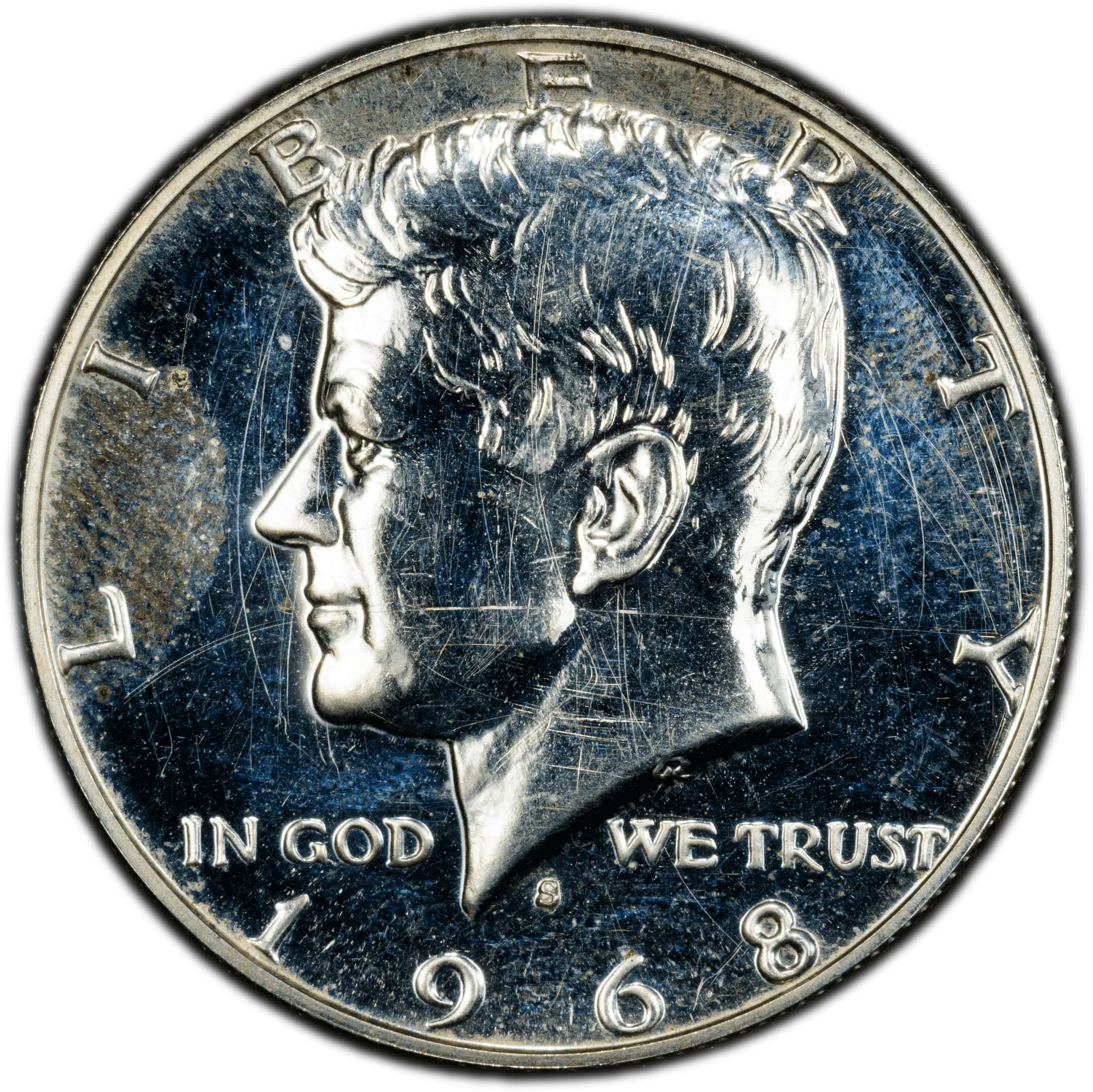 1968-S Kennedy Half Dollar – PCGS PR61 | Proof Silver Half Dollar | Early San Francisco Issue | U.S. Collector Coin Heritage Pastime