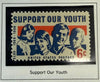 1968 U.S. 6¢ “Support Our Youth” Stamp – Elks Centennial Youth Program Commemorative Heritage Pastime