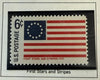 1968 United States 6¢ “First Stars and Stripes” Flag Commemorative Stamp – Scott #1350 | Historic American Flags Series Heritage Pastime