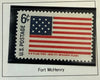 1968 United States 6¢ Fort McHenry Flag Commemorative Stamp – Scott #1346 | Star-Spangled Banner Tribute Heritage Pastime