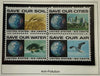 1970 United States 6¢ Anti-Pollution Stamp Set of 4 – Environmental Awareness Series | Scott #1419–1422 Heritage Pastime