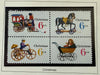 1970 United States 6¢ Christmas Toys Se-Tenant Block of 4 Stamps – Scott #1415–1418 | Vintage Holiday Issue Heritage Pastime