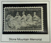1970 United States 6¢ Stone Mountain Memorial Stamp – Scott #1409 | Historic Monument Commemorative Issue Heritage Pastime