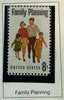 1972 United States 8¢ “Family Planning” Commemorative Stamp – Scott #1460 | Public Health Awareness Issue Heritage Pastime