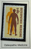 1972 United States 8¢ Osteopathic Medicine Commemorative Stamp – Scott #1470 | American Osteopathic Association 75th Anniversary Heritage Pastime