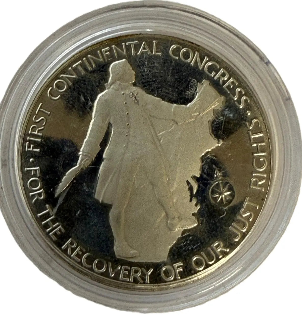 1974 John Adams Bicentennial Proof Silver Medal – 1 oz .925 Sterling | U.S. Mint American Revolution Series Heritage Pastime