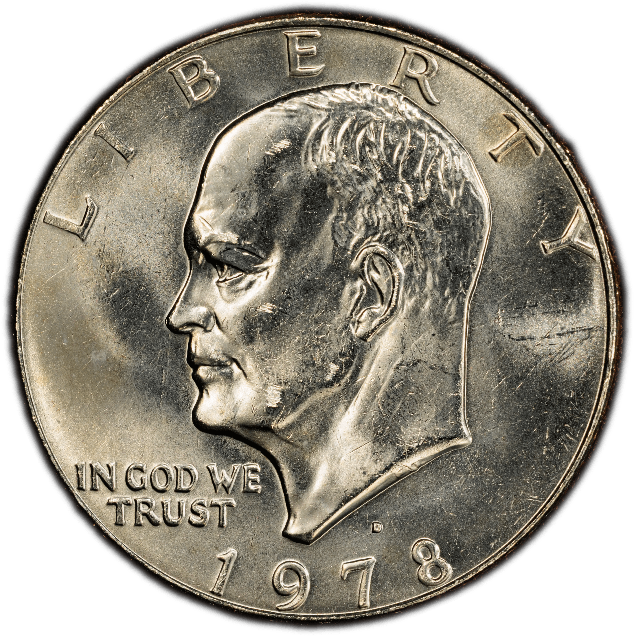 1977-D Eisenhower Dollar $1 – PCGS MS64 | High-Grade Denver Mint Collector Coin Heritage Pastime