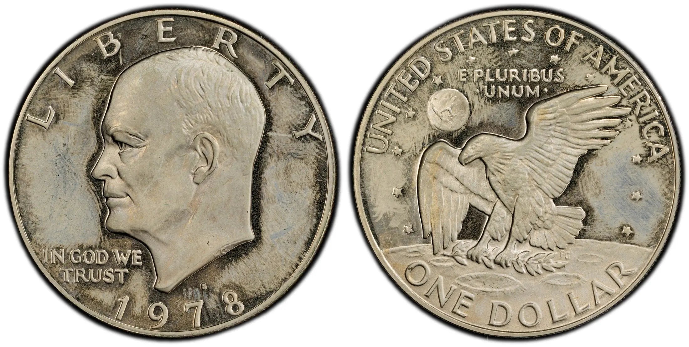 1978-S Eisenhower Dollar – PCGS PR66 Deep Cameo | Final-Year Proof Issue Heritage Pastime
