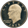 1978-S Eisenhower Dollar – PCGS PR67 Deep Cameo | Final-Year High-Grade Proof Heritage Pastime