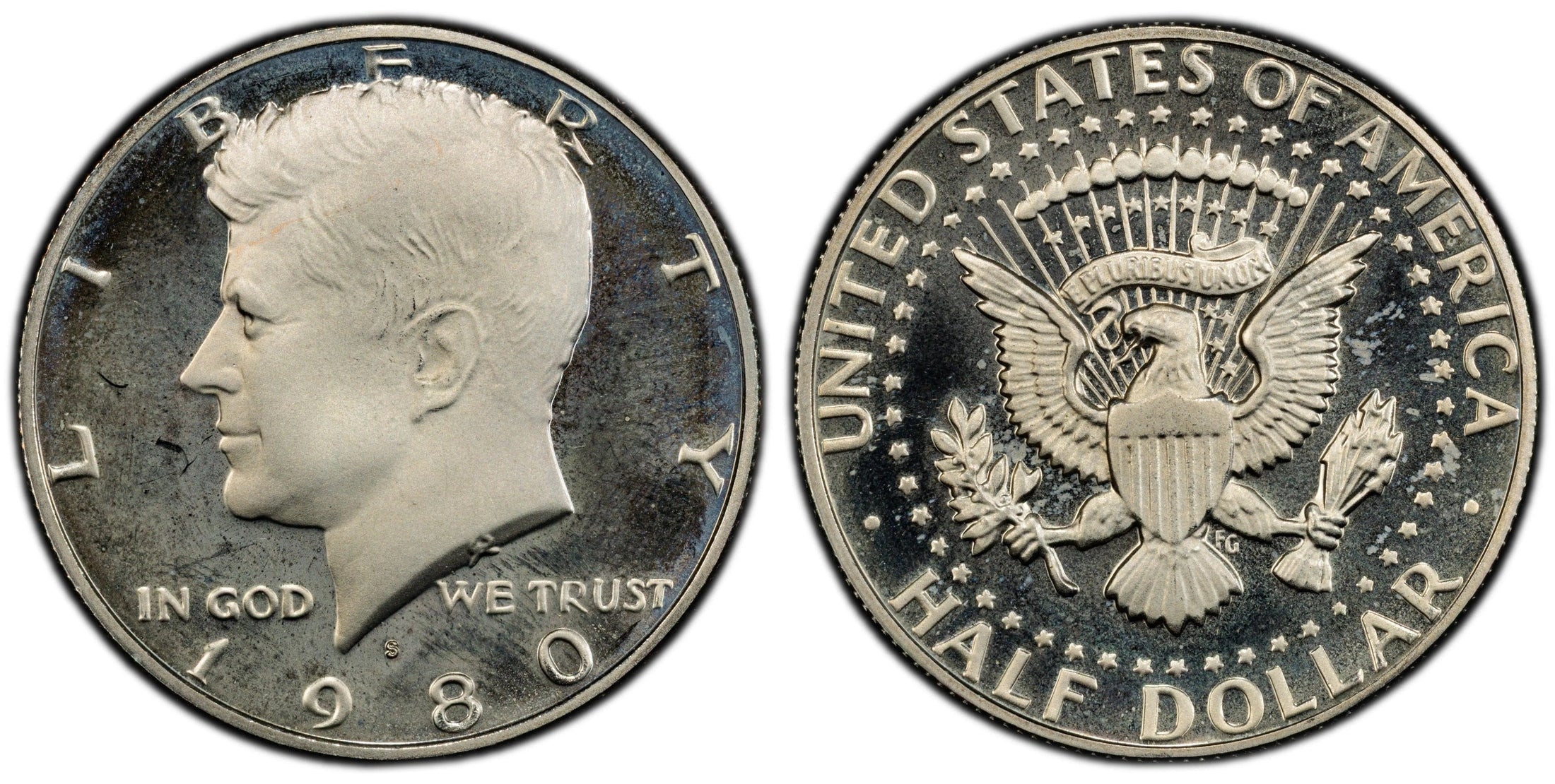 1980-S Kennedy Half Dollar – PCGS PR67 Cameo (CAM) | Proof Clad Half Dollar | High-Grade Certified U.S. Coin Heritage Pastime