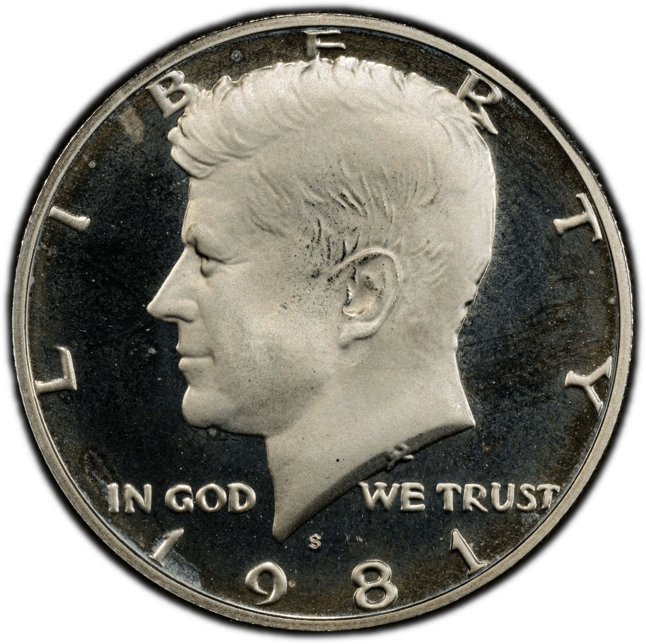 1981-S Kennedy Half Dollar Type 2 – PCGS PR67 Deep Cameo (DCAM) | Proof Clad Half Dollar | High-Grade Certified U.S. Coin Heritage Pastime