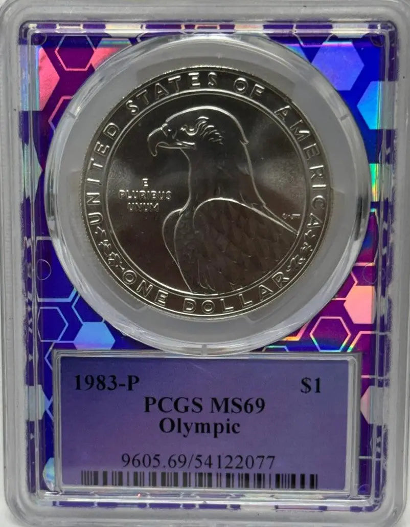 1983-P PCGS MS69 Olympic Silver Coin – Near-Perfect, Highly Collectible Coin Hub