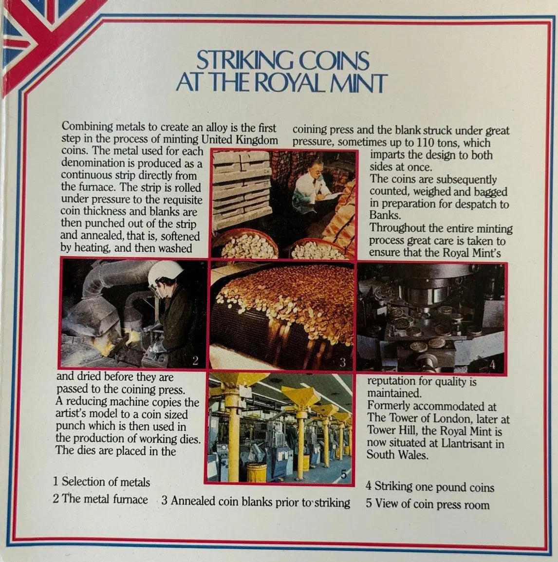 1983 United Kingdom Uncirculated Coin Collection – Royal Mint Original Set Heritage Pastime