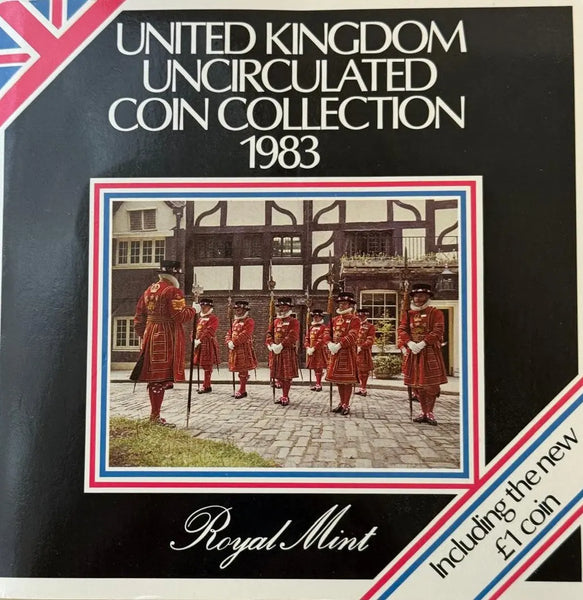 1983 United Kingdom Uncirculated Coin Collection – Royal Mint Original Set Heritage Pastime