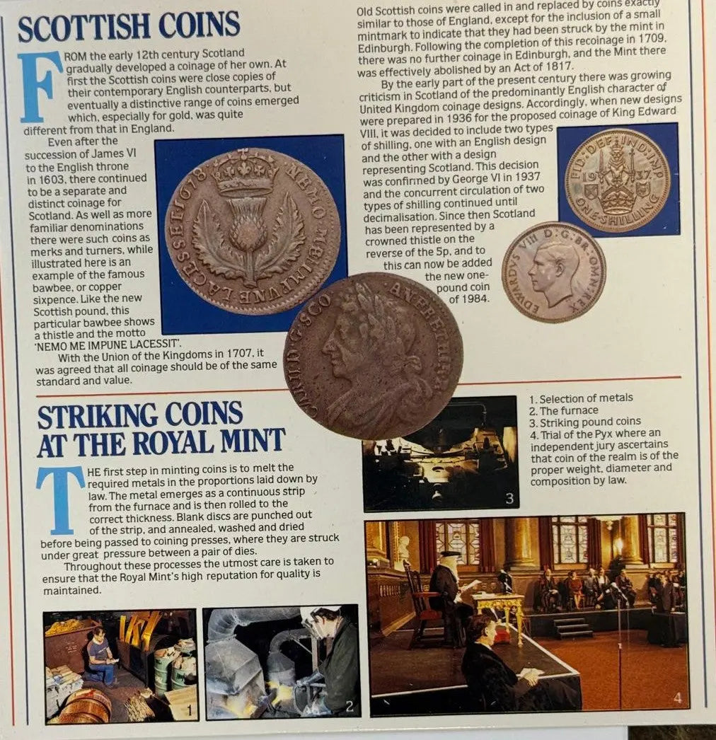 1984 United Kingdom Brilliant Uncirculated Coin Collection – Royal Mint Original Set Coin Hub