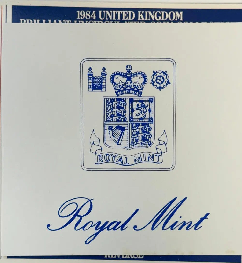 1984 United Kingdom Brilliant Uncirculated Coin Collection – Royal Mint Original Set Heritage Pastime