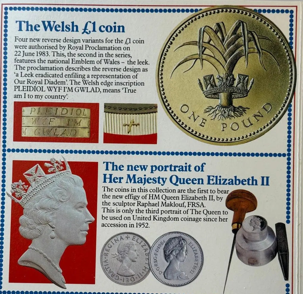 1985 United Kingdom Brilliant Uncirculated Coin Collection – Royal Mint Original Set Coin Hub