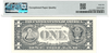 1988-A $1 FRN PMG 66EPQ Fancy NEAR SOLID 6 DIGIT 0/1 BINARY Serial #H11001111D Heritage Pastime