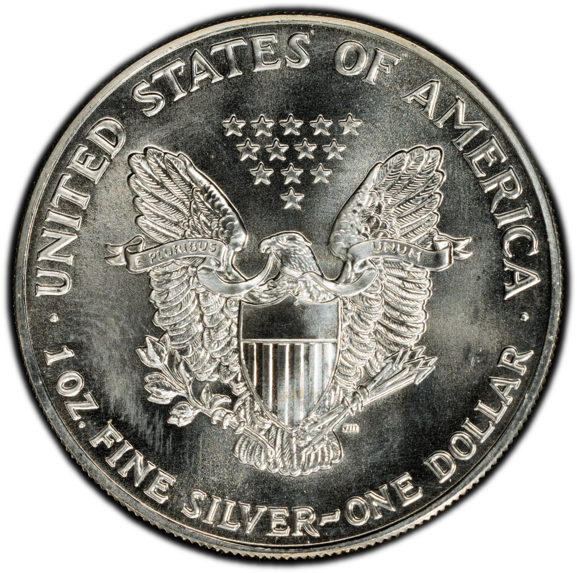 1990 American Silver Eagle $1 – PCGS MS67 | Brilliant Uncirculated U.S. Bullion Coin Heritage Pastime