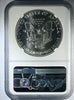1990 American Silver Eagle MS69 NGC – Obverse Struck-Through Mint Error Heritage Pastime