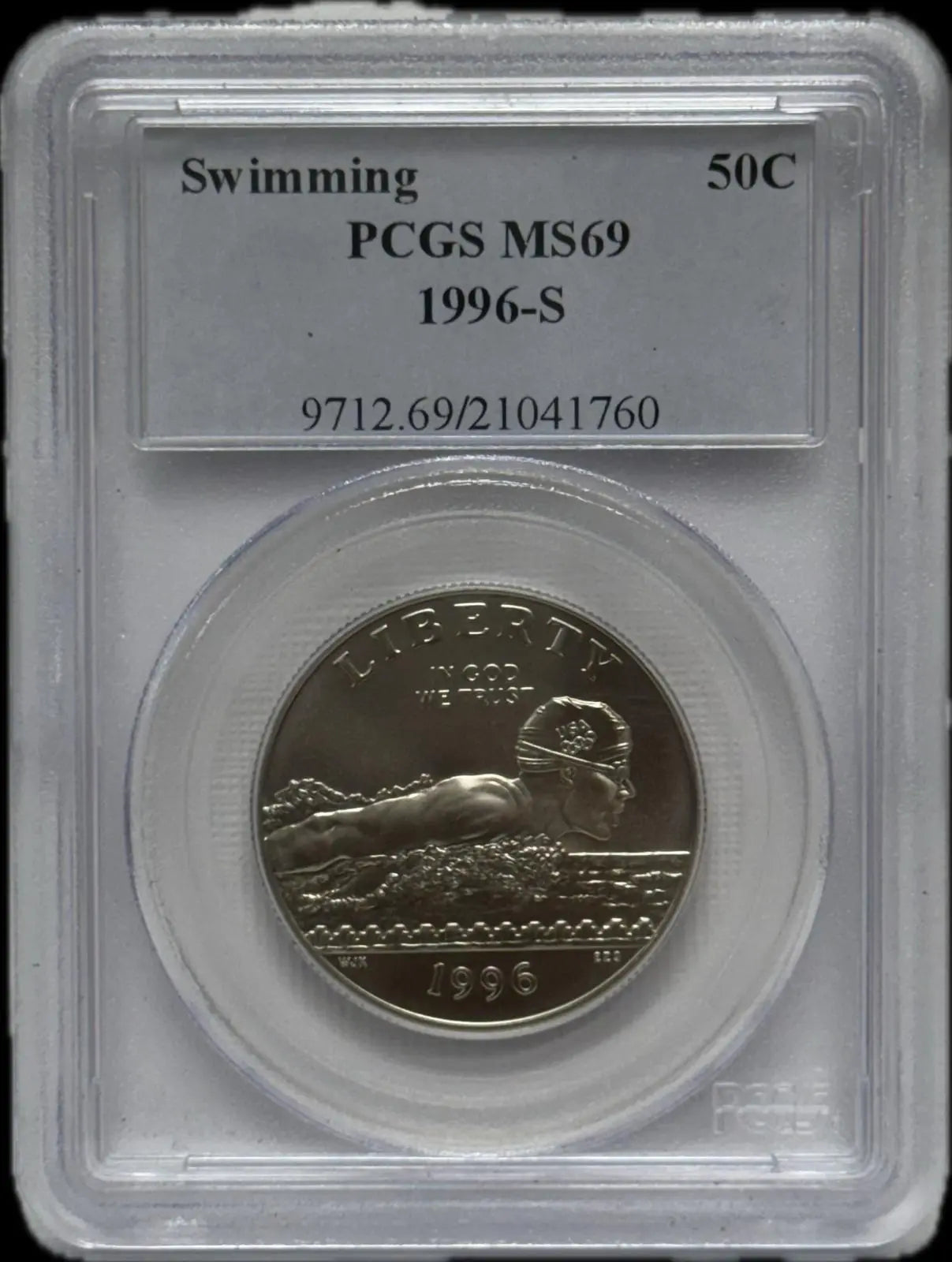 1996-S PCGS MS69 Swimming Half Dollar – High-Grade Rare Collector’s Piece Coin Hub
