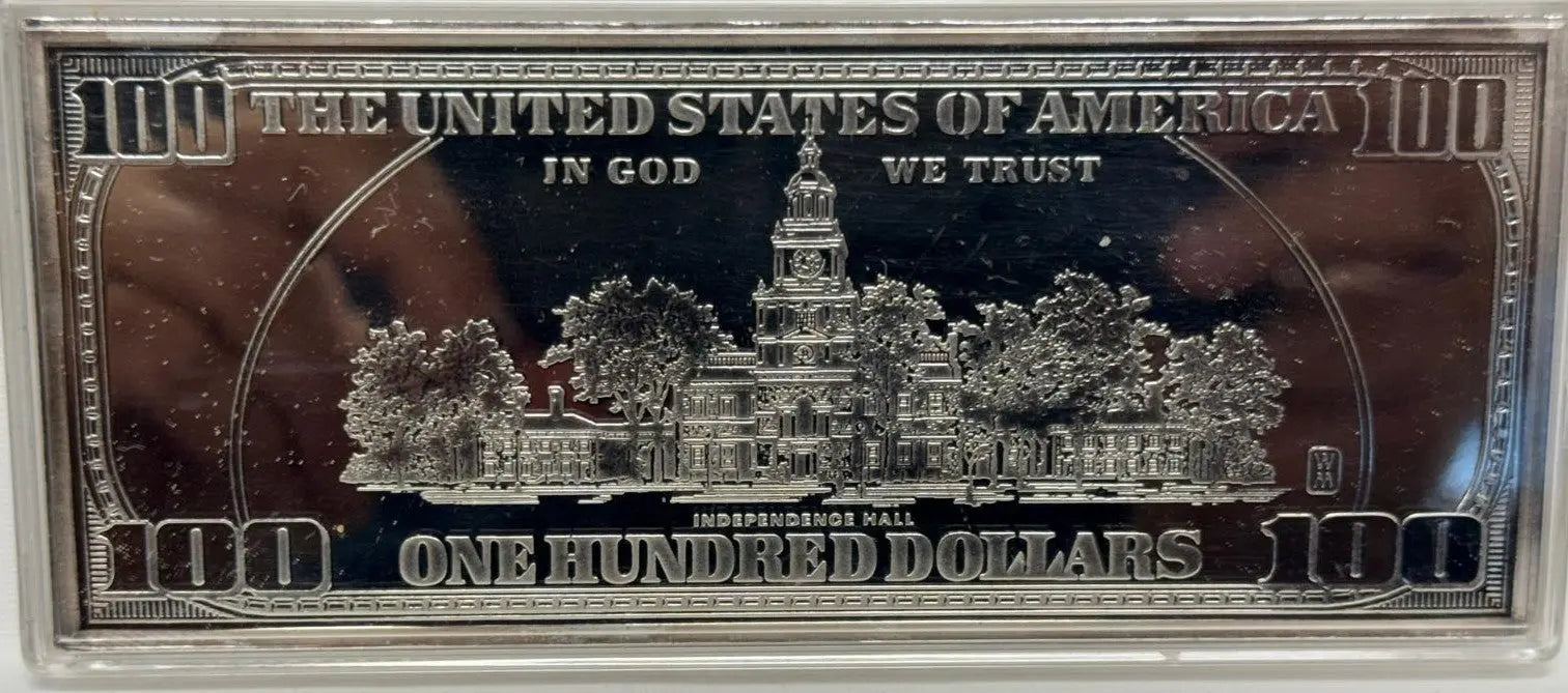 1999 $100 Franklin 1/4 Pound (4oz) Silver Proof – Rare and Collectible American Silver Coin Heritage Pastime